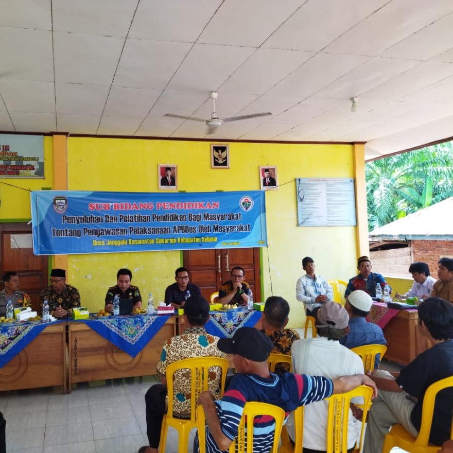 Penyuluhan Dan Pelatihan Pendidikan Bagi Masyarakat Tentang Pengawasan Pelaksanaan APBDes 